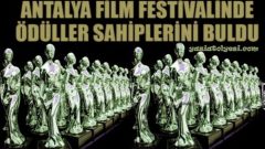 Antalya film festivaline yıldız yağdı