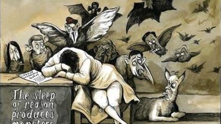  Aklın Uykusu Canavarlar Üretir / Goya