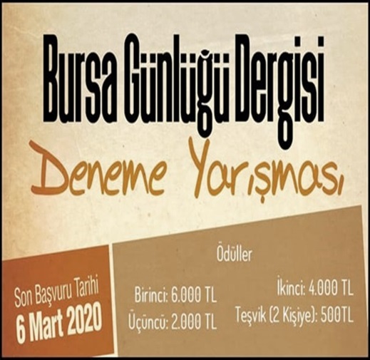 2020 Bursa Konulu Deneme Yarışması