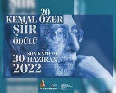 2022 ŞAİR KEMAL ÖZER ŞİİR KİTABI ÖDÜLLÜ YARIŞMASI