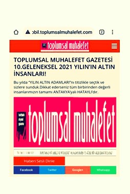 Toplumsal Muhalefet Gazetesi 10.Geleneksel 2022 Yılı’nın Altın İnsanları! | Erhan Palabıyık