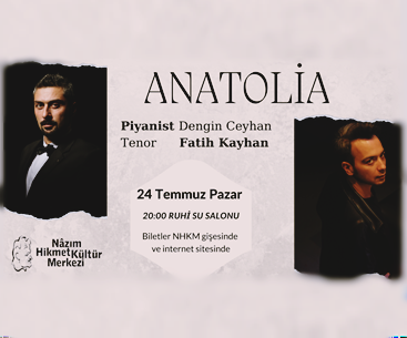 Konser: Dengin Ceyhan & Fatih Kayhan | Nâzım Hikmet Kültür Merkezi