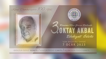 Muğla Büyükşehir Belediyesi 3. Oktay Akbal Edebiyat Ödüllü Yarışma Düzenledi