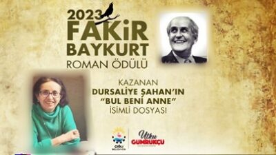 2023 Fakir Baykurt Roman Ödül Töreni 11 Ekim Çarşamba