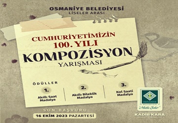 T.C. Osmaniye Belediyesi, 2023 Kompozisyon Yarışması Düzenliyor