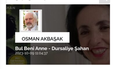 Bul Beni Anne / Değerlendirme Yazar Osman Akbaşak